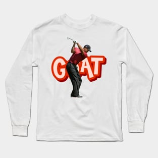 Tiger Woods Golf Swing Long Sleeve T-Shirt